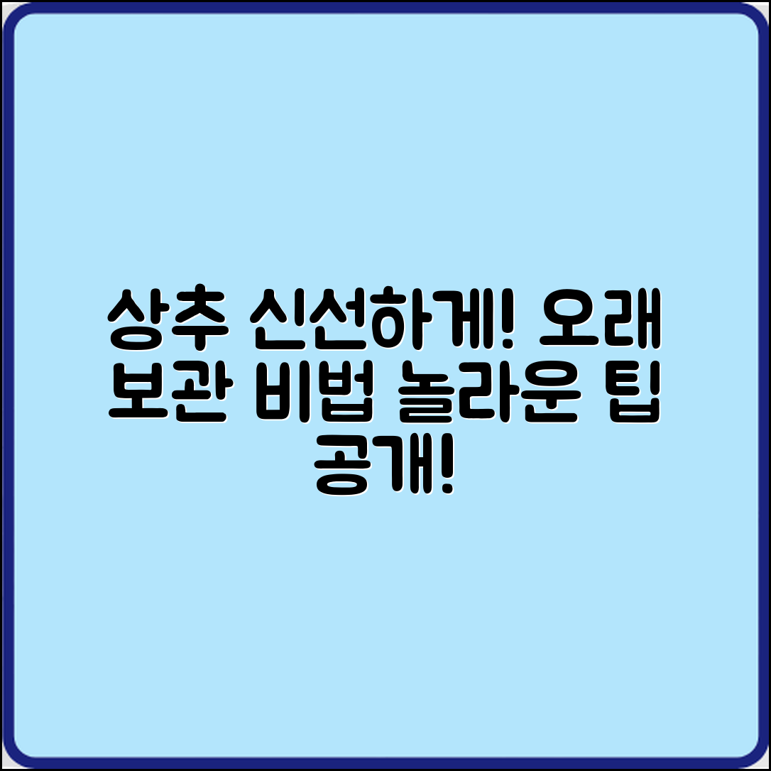 상추 오래 두고 먹는 방법과 신선하게 보관하는 놀라운 비법!